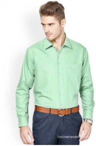 Protext Men's Solid Formal Shirt